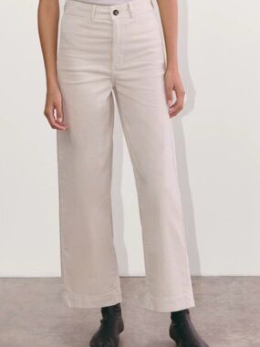 Everlane Beige Corduroy Sailor Pants